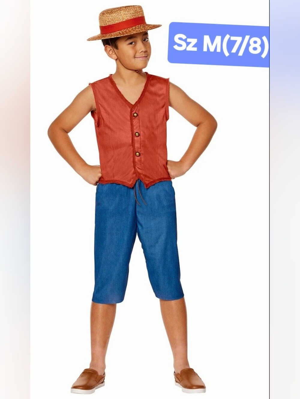 InSpirit Designs, LLC One Piece Monkey D Luffy Child Costume Size M (7/8) ($39)